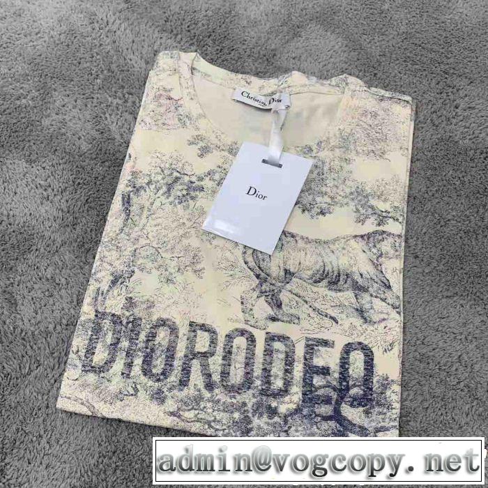 2019春夏トレンドアイテム 最も目立ったブランド新品 DIOR ディオール 半袖Tシャツ