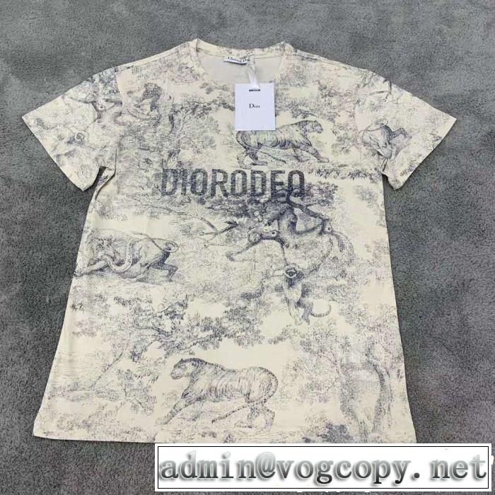 2019春夏トレンドアイテム 最も目立ったブランド新品 DIOR ディオール 半袖Tシャツ