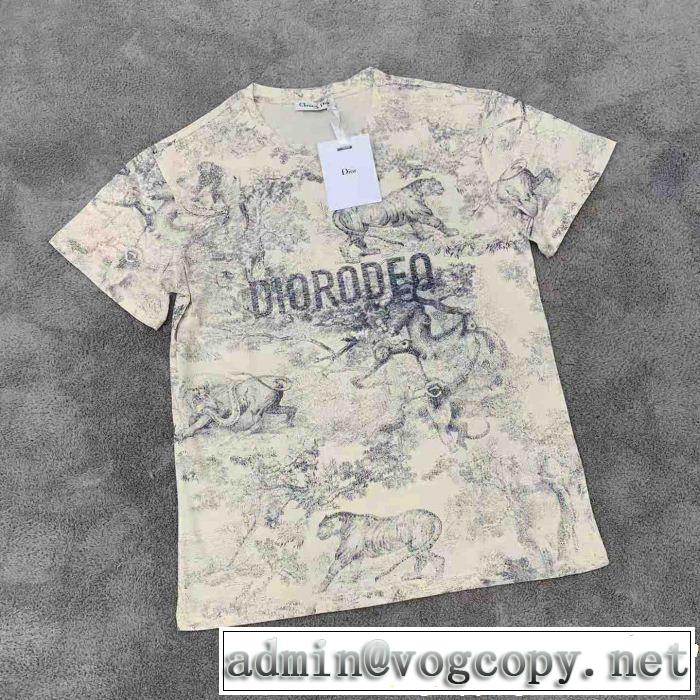 2019春夏トレンドアイテム 最も目立ったブランド新品 DIOR ディオール 半袖Tシャツ