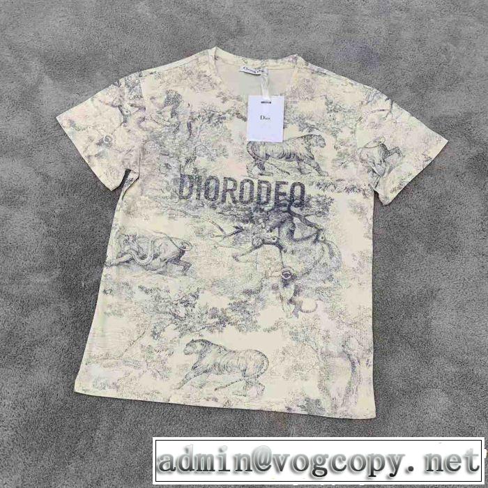 2019春夏トレンドアイテム 最も目立ったブランド新品 DIOR ディオール 半袖Tシャツ