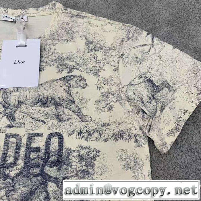 2019春夏トレンドアイテム 最も目立ったブランド新品 DIOR ディオール 半袖Tシャツ