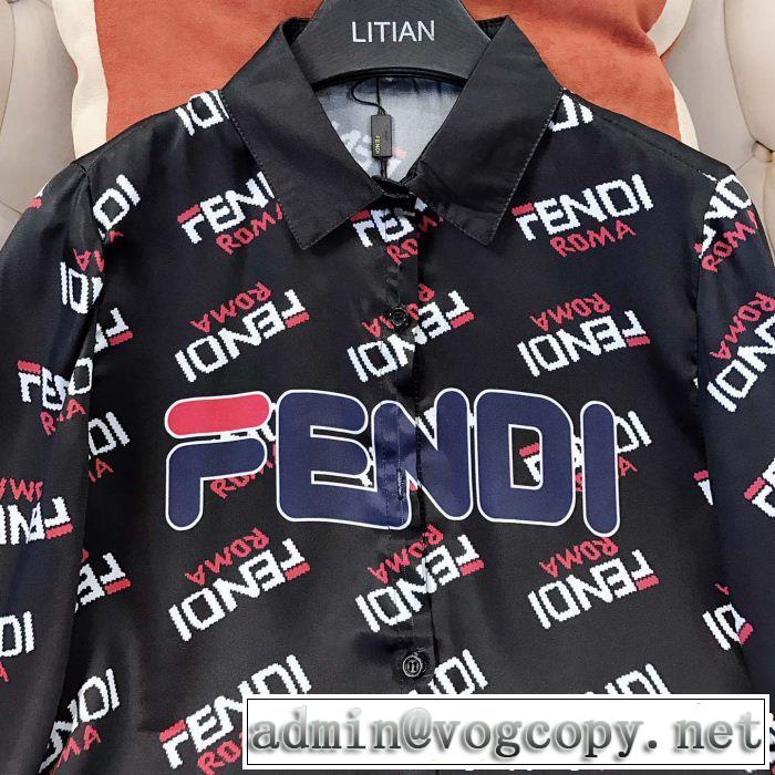 FENDI フェンディ 長袖 シャツ レディース 素敵なスタイルで夏の定番 2019年春夏流行ファッション