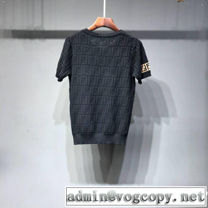 FENDI フェンディ 半袖Tシャツ 3色可選 最も目立ったブランド新品 2019年最新ファッション