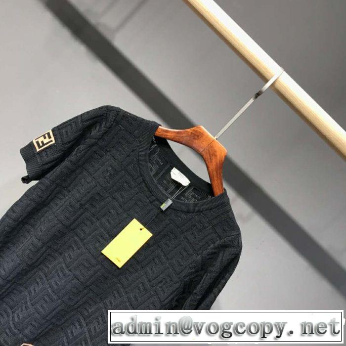 FENDI フェンディ 半袖Tシャツ 3色可選 最も目立ったブランド新品 2019年最新ファッション