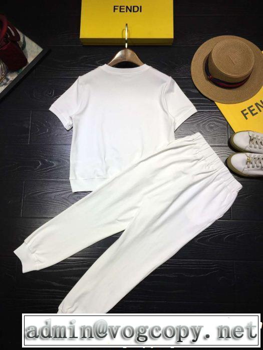 2019年の夏のマスト 定番のスタイル春夏限定 FENDI フェンディ ジャージ 上下セット 多色可選