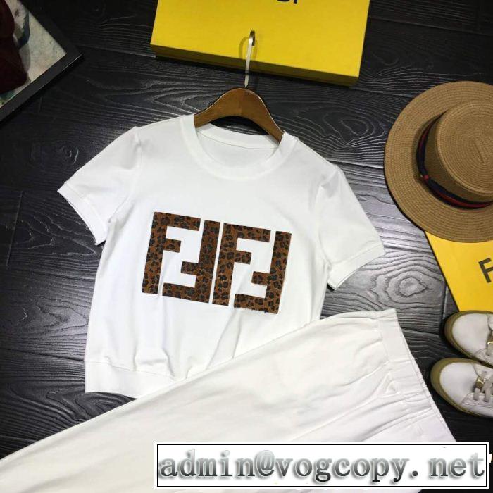 2019年の夏のマスト 定番のスタイル春夏限定 FENDI フェンディ ジャージ 上下セット 多色可選