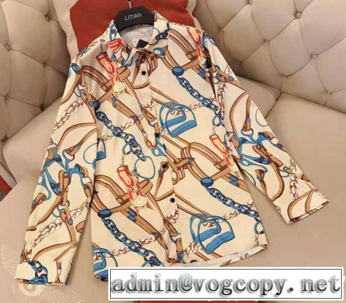 HERMES エルメス 長袖 シャツ レディース 2019春夏の大注目トレンド お洒落トレンド人気