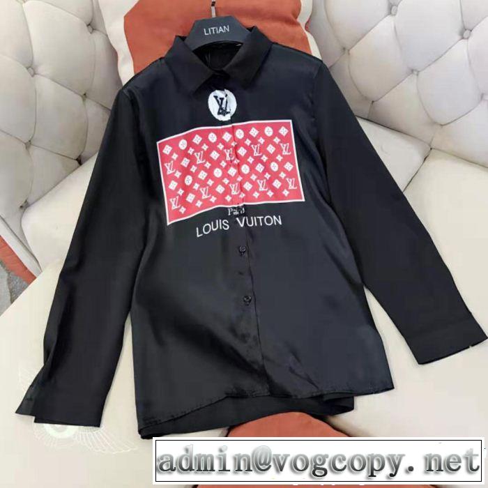 春夏！大人カジュアル 2019春夏トレンドアイテム LOUIS VUITTON ルイ ヴィトン 長袖 シャツ レディース