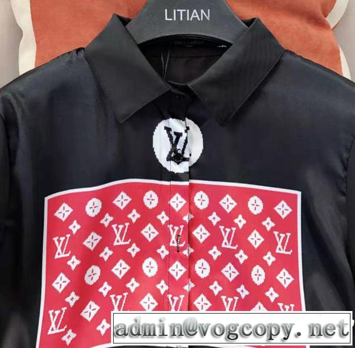 春夏！大人カジュアル 2019春夏トレンドアイテム LOUIS VUITTON ルイ ヴィトン 長袖 シャツ レディース