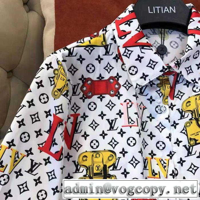 長袖 シャツ レディース 《2019年》今、注目のストリート 鮮度アップブランド最新 LOUIS VUITTON ルイ ヴィトン