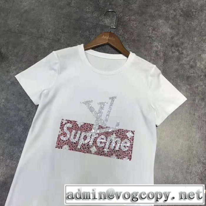 LOUIS VUITTON ルイ ヴィトン 半袖Tシャツ 2色可選 今流行りの最新コレクション 2019春夏トレンドアイテム