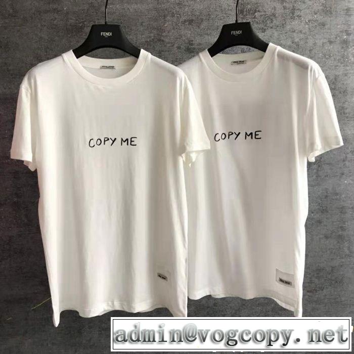 リラックススタイルが実現 2019年春夏のトレンドアイテム ミュウミュウ MIUMIU 半袖Tシャツ
