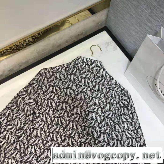 2019春夏のトレンド新商品 一押し注目ブランドファション PRADA プラダ 長袖 シャツ レディース