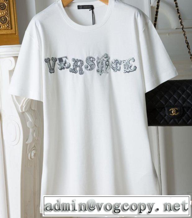 2019春夏人気トレンドアイテム 最新のトレンドブランド人気的 VERSACE ヴェルサーチ 半袖Tシャツ