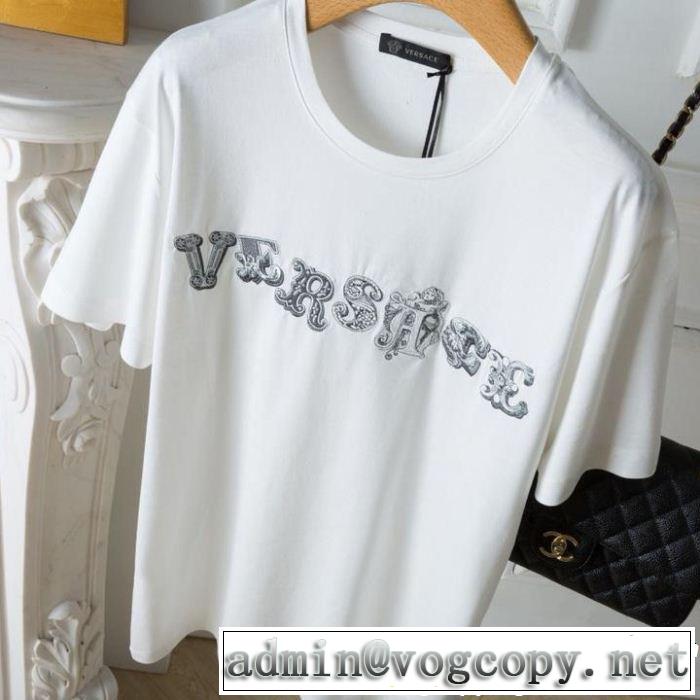 2019春夏人気トレンドアイテム 最新のトレンドブランド人気的 VERSACE ヴェルサーチ 半袖Tシャツ