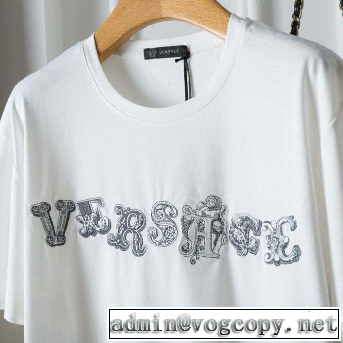 2019春夏人気トレンドアイテム 最新のトレンドブランド人気的 VERSACE ヴェルサーチ 半袖Tシャツ