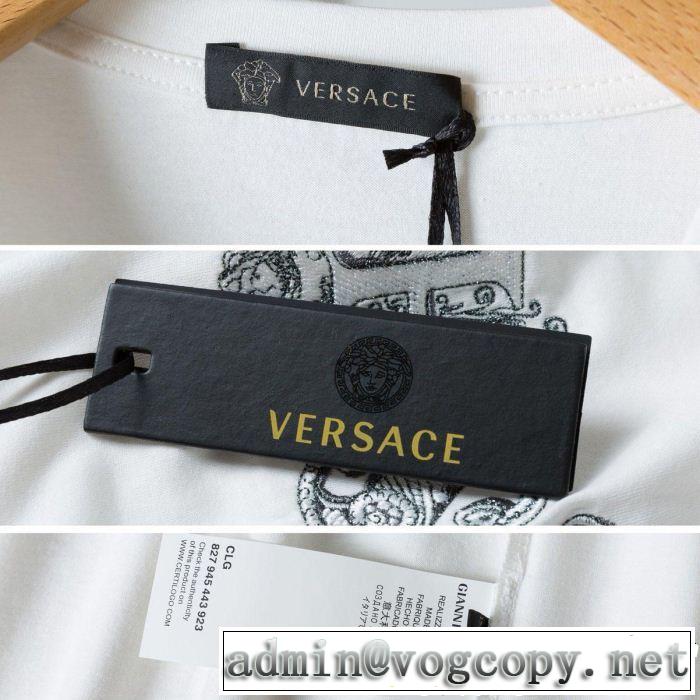 2019春夏人気トレンドアイテム 最新のトレンドブランド人気的 VERSACE ヴェルサーチ 半袖Tシャツ
