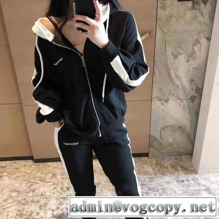 春夏シンプルファッションでOK！上下セット バレンシアガ2019SSのトレンド商品 BALENCIAGA 2色可選