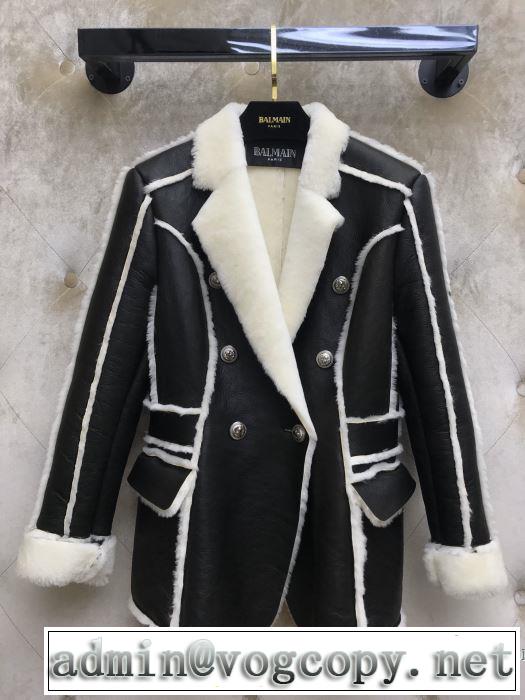 2019-20秋冬トレンドファッション バルマン BALMAIN 最新秋冬トレンドをチェック トッパーコート 秋冬流行りファション