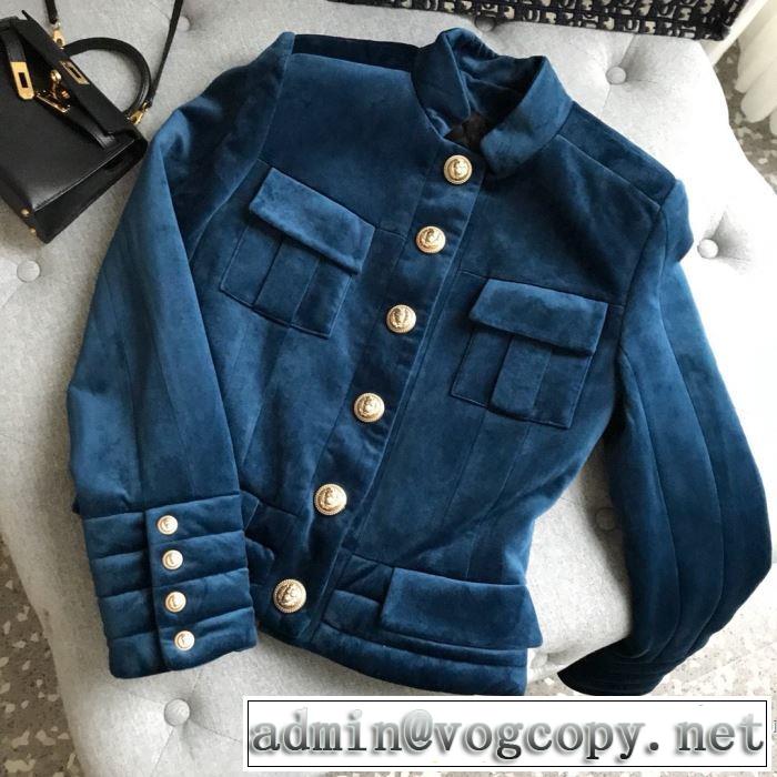 バルマン BALMAIN 最新秋冬トレンドをチェック！2019-20秋冬  ハーフコート今年の流行りファション  2色可選 絶対おさえるべきカラーと最新