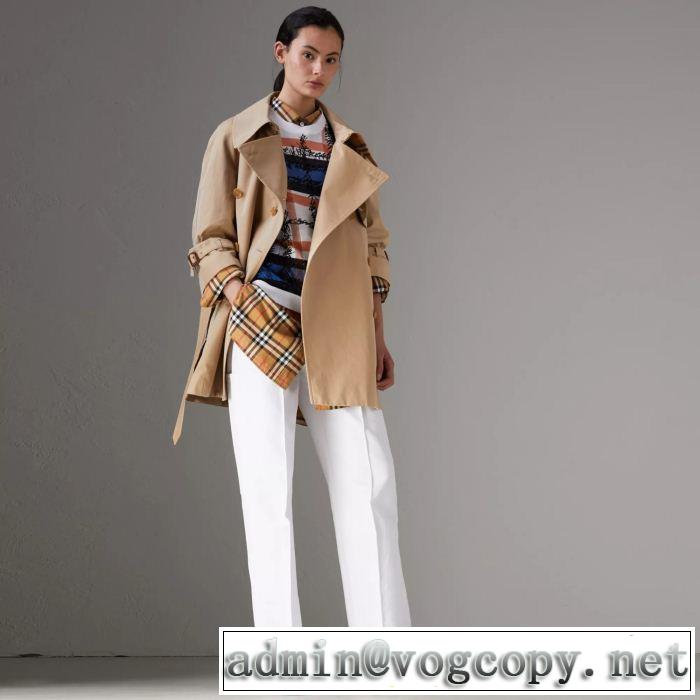  新作コレクションを見るバーバリー BURBERRYポンチョコート2019夏ファション新品