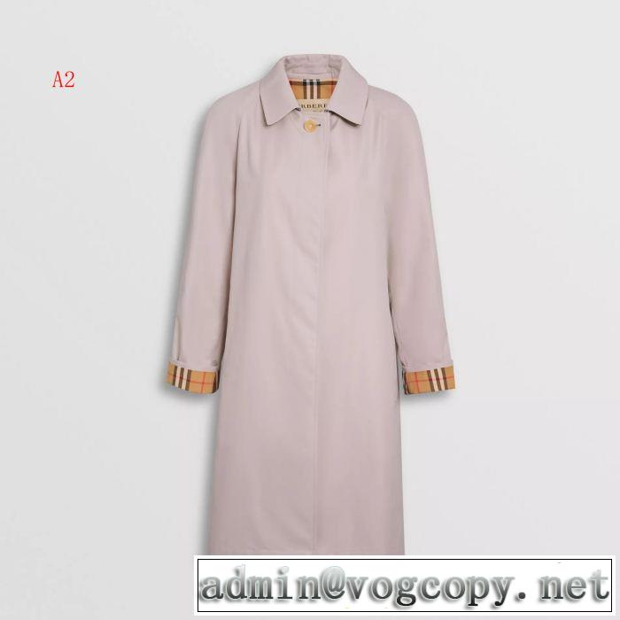 2色可選 2019SSのトレンド商品 バーバリーロングコート BURBERRY大人っぽく着こなし