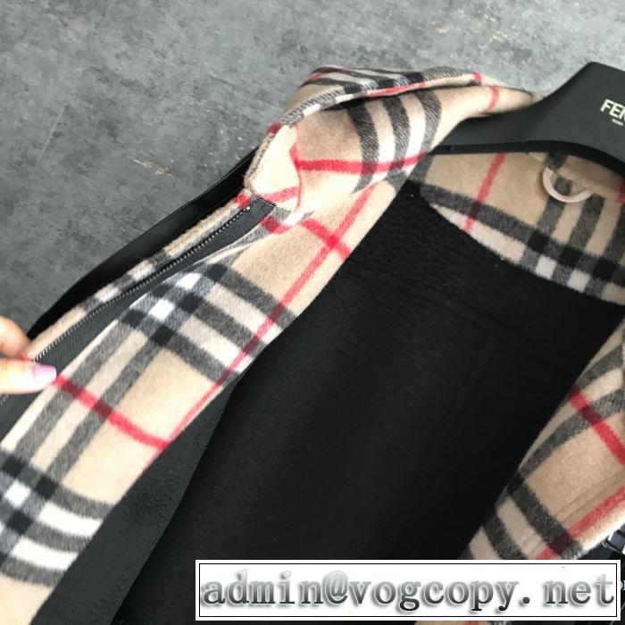 2色可選 秋冬ファッションコーディネート バーバリー 最重要！2019秋冬トレンド BURBERRY 人気ファッション雑誌でも掲載 トグルボタン付