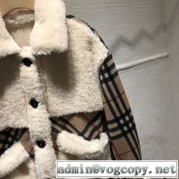 オシャレスタイルが今年流 バーバリー 今季トレンド抜け感新品 BURBERRY ハーフコート 2019-20秋冬取り入れやすい