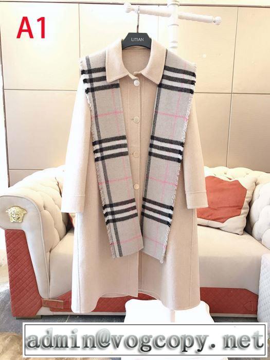 3色可選 とにかく完璧ブランド新作 バーバリー秋服コーデ2019年版  BURBERRY トッパーコート 大胆なチェックの人気トレンド