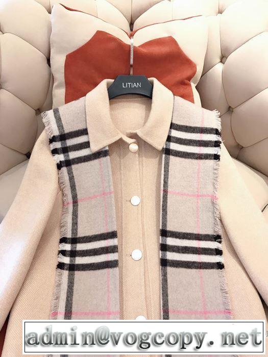 3色可選 とにかく完璧ブランド新作 バーバリー秋服コーデ2019年版  BURBERRY トッパーコート 大胆なチェックの人気トレンド