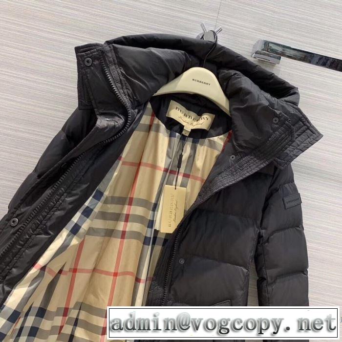 バーバリー BURBERRY 最新秋冬トレンドをチェック！2019-20秋冬 2色可選 絶対おさえるべきカラーと最新 ダウンジャケット やっぱり優しい色