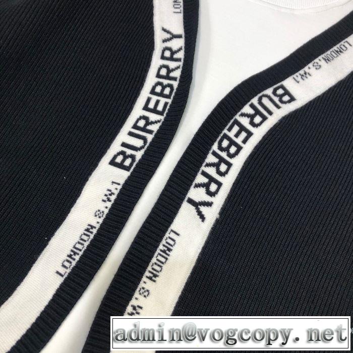 人気ブランドの秋冬新色 バーバリー 2019トレンドカラー秋冬セール BURBERRY ニットコート とにかく完璧ブランド新作