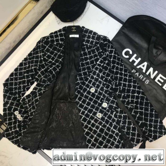 《2019年》今、注目のストリート シャネ CH 2色可選ニットコート上品なリラックス感