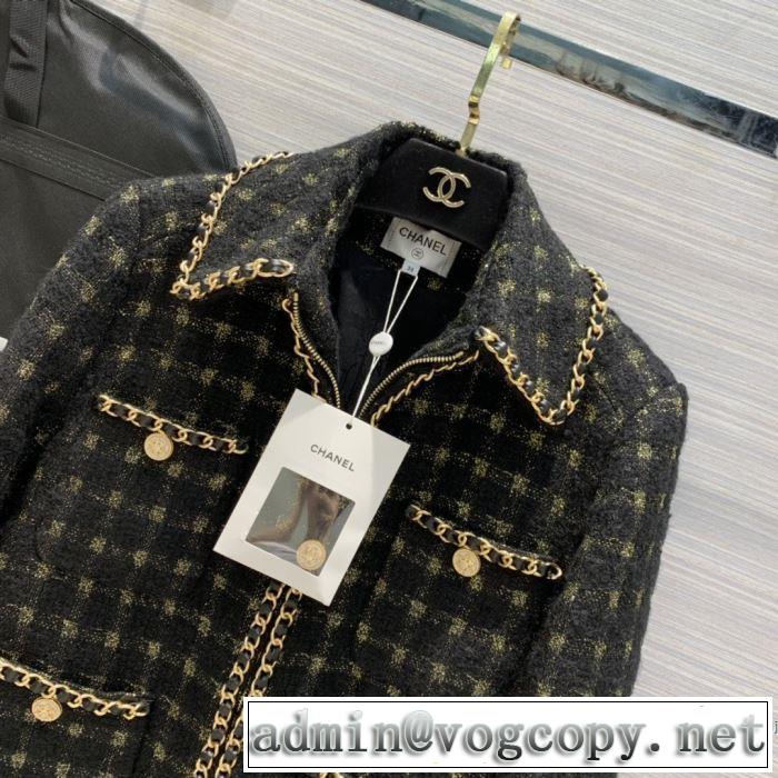 さわやかに新品おすすめ ハーフコート CH2019秋冬トレンドアイテム  CH 今年注目な新品セール