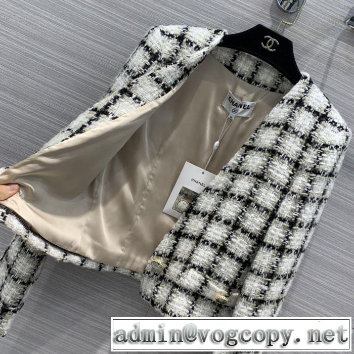 秋服コーデ2019年版 CH CH 大胆なチェックの人気トレンド 上下セット 秋にはやる最新作を先取り