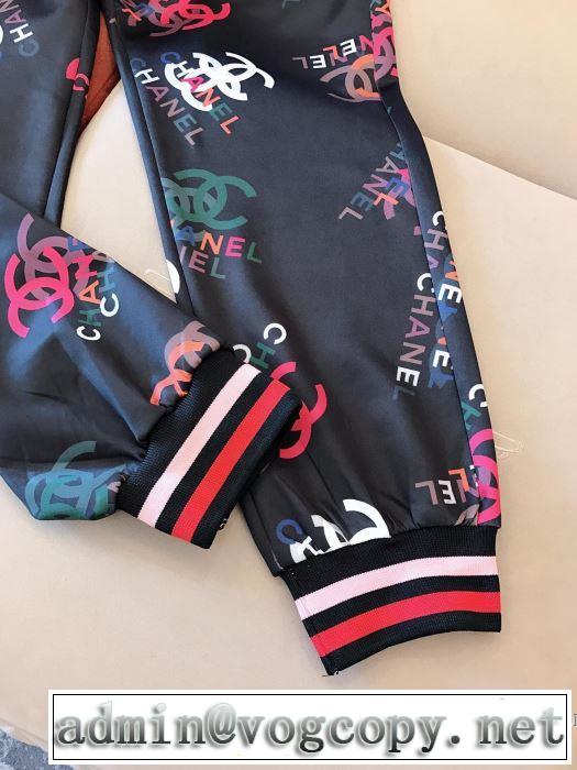 秋こそ楽しめるアイテム CH 今年らしいおすすめ新品 CH 2019秋断然ブランド推し 上下セット 2色可選