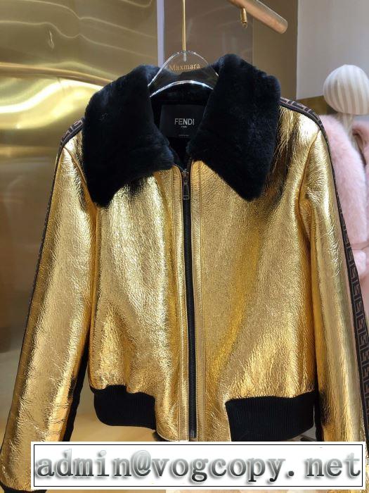 人気ブランドの秋冬新色　フェンディ FENDI　2019トレンドカラー秋冬セール　ハーフコート　とにかく完璧ブランド新作