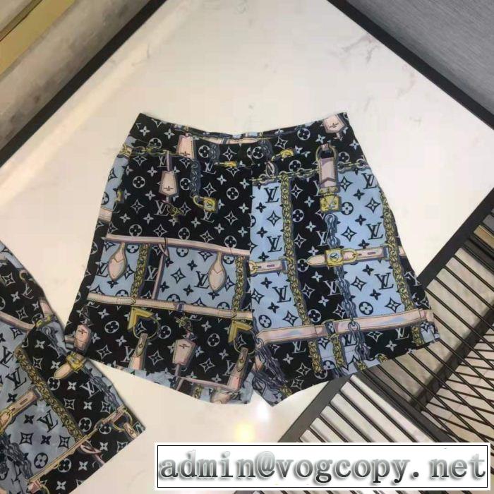 2019春夏人気トレンドアイテム ルイ ヴィトンキレイめ感が強い LOUIS VUITTON 上下セット