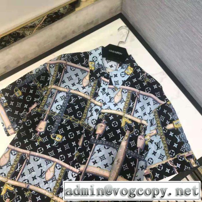 2019春夏人気トレンドアイテム ルイ ヴィトンキレイめ感が強い LOUIS VUITTON 上下セット