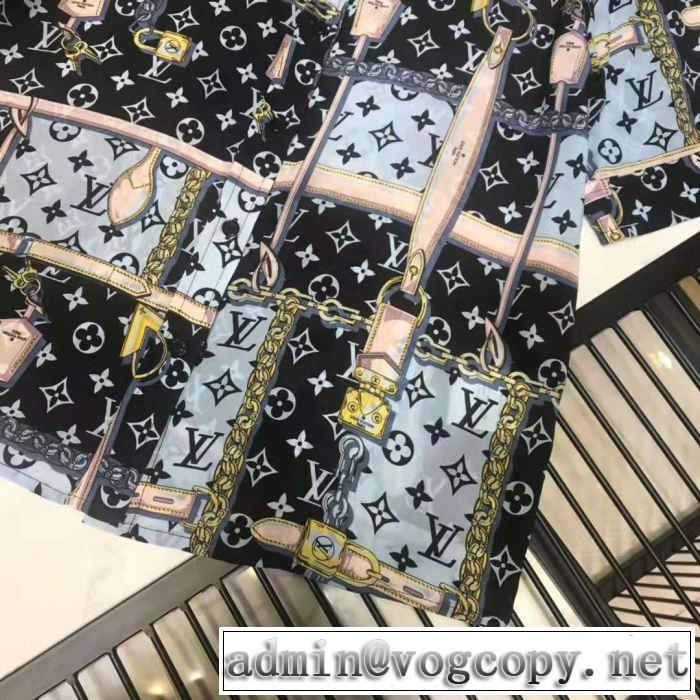 2019春夏人気トレンドアイテム ルイ ヴィトンキレイめ感が強い LOUIS VUITTON 上下セット