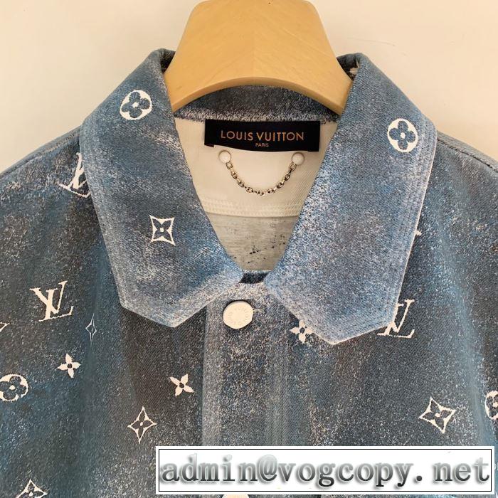 2019-20秋冬トレンドファッション　ルイ ヴィトン LOUIS VUITTON　最新秋冬トレンドをチェック　デニムジャケット　秋冬流行りファション　