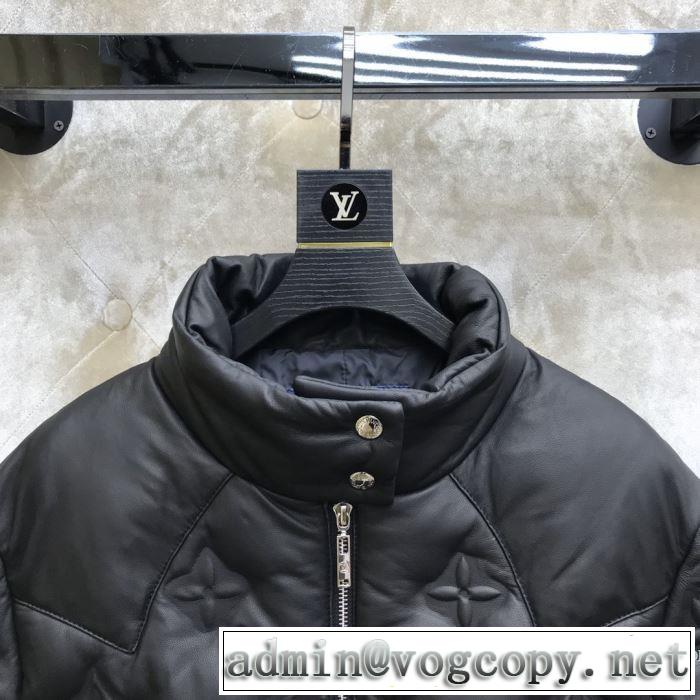 秋冬とれんど新品目立ち　ルイ ヴィトン 2019秋冬最重要アイテム　LOUIS VUITTON　ハーフコート　ファッション上級者向け