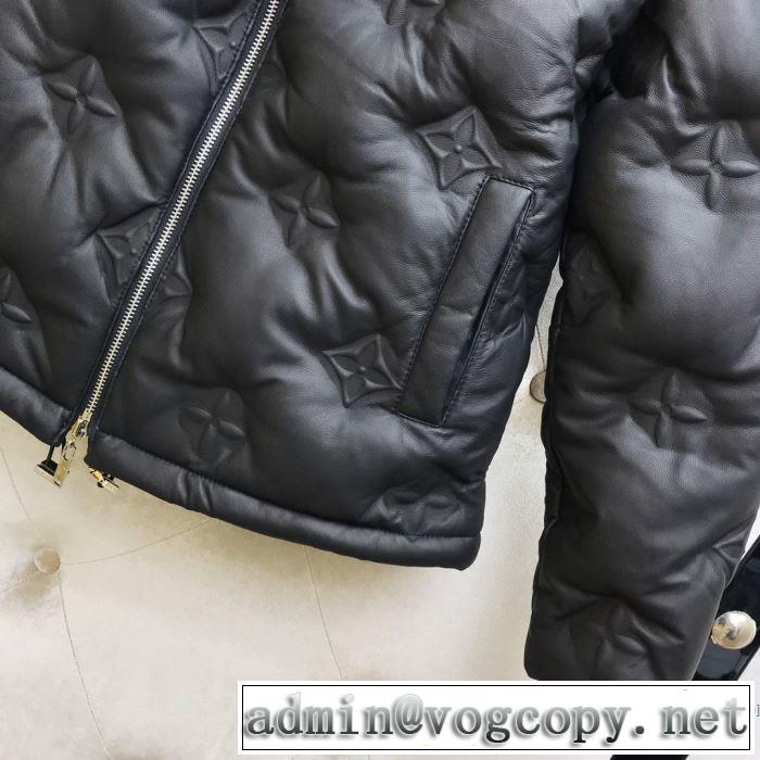 秋冬とれんど新品目立ち　ルイ ヴィトン 2019秋冬最重要アイテム　LOUIS VUITTON　ハーフコート　ファッション上級者向け