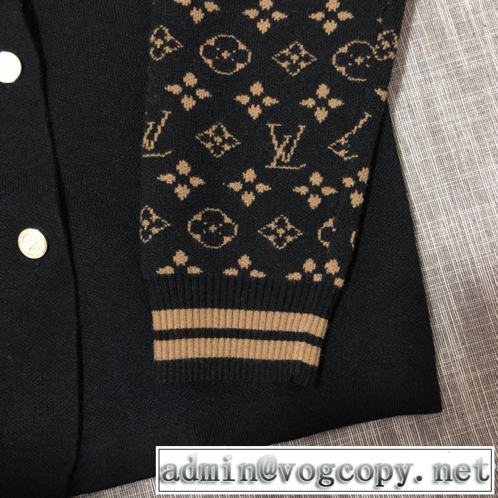 最新トレンドコーデおすすめ　ルイ ヴィトン LOUIS VUITTON　2019-2020秋冬のファッション　ニットコート　機能性が良くブランド新品