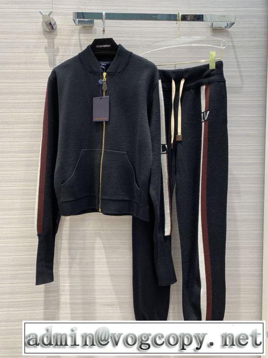 2019秋、イチオシ上品　ルイ ヴィトン LOUIS VUITTON　新作アイテムが今年流　上下セット　今シーズン注目のアイテム