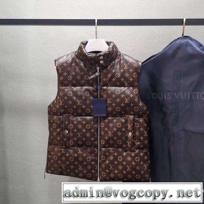 2019秋冬人気色おすすめ　2色可選　ルイ ヴィトン人気ブランドの新作秋冬トレンド　 LOUIS VUITTON　ダウンジャケット　秋トレンドの新定番