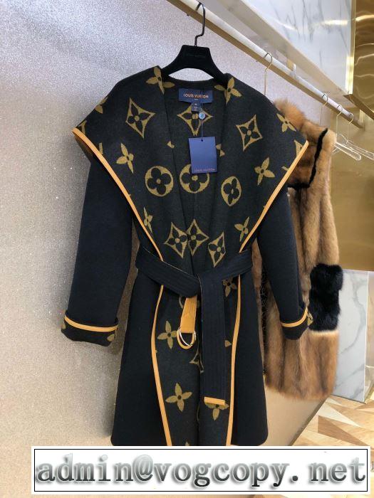 フード付きコート　注目の秋ファッション一番　ルイ ヴィトン　2019秋冬トレンド押さえておきたい　 LOUIS VUITTON
