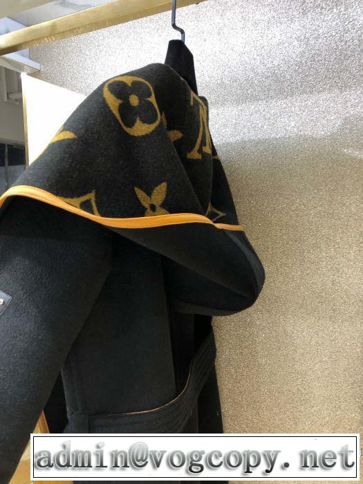 フード付きコート　注目の秋ファッション一番　ルイ ヴィトン　2019秋冬トレンド押さえておきたい　 LOUIS VUITTON