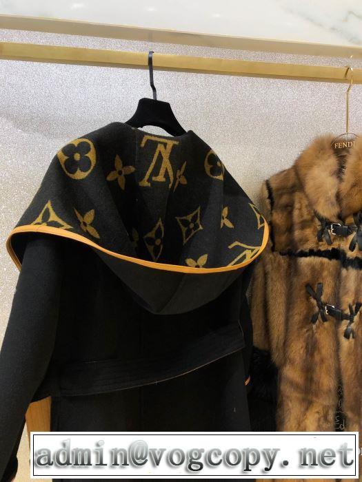 フード付きコート　注目の秋ファッション一番　ルイ ヴィトン　2019秋冬トレンド押さえておきたい　 LOUIS VUITTON
