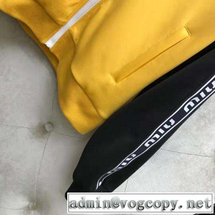2019春夏の大注目トレンド ミュウミュウMiuMiu 完売在庫確保 軽量ジャケット2色可選